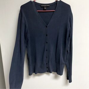JOSEPHINE CHAUS SILK BLEND CARDIGAN - LARGE